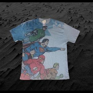 VINTAGE DC COMICS ALL OVER PRINT SHIRT